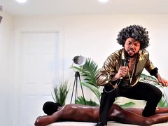 Grosse bite, Noire, Noir ébène, Homosexuelle, Branlette thaïlandaise, Embrassement, Massage, Muscle