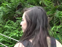 Leie, Arsch, Besamung, Freundin, Orgasmus, Im freien, Pov, Titten