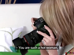 Enthousiasteling, Kont, Blond, Tsjechisch, Vriendin, Lesbisch, Doordringend, Kut duiken