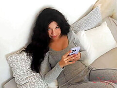 Grote lul, Pijpbeurt, Bruinharig, Sperma, Gezin, Moeder, Natuurlijke tieten, Kut duiken