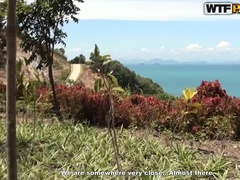 Strand, Braunhaarige, Öffentlich