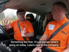 デカパイ, ブロンド, イギリス人, バック, 手コキする, アウトドア, 現実, コキ