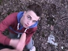 Amateur, Europeo, Gay, Pajear, Al aire libre, Realidad