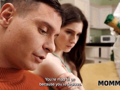 デカパイ, 捕まる, 浮気者, 女 人男 人, Hd, ロシア人, 義母, 三人