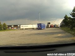 素人, ビッチ, 車, チェコ, Hd, ラフ, 叫ぶ, スパイ