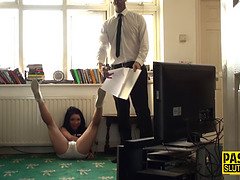 Bondage discipline sadomasochisme, Diep in de keel, Hardcore, Hd, Anaal likken, Schreeuwen, Slaaf, Vastgebonden