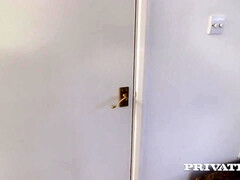 Curvy blonde mom gives POV blowjob - pornstar