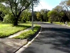 Hot MILF crazy outdoor porn video