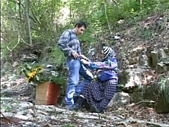 Anal, Sucer une bite, Plantureuse, Queue, De plein air, Chatte, Adolescente, Rétro ancien