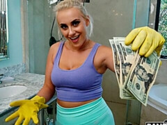 Gros cul, Blonde, En levrette, Interracial, Masturbation, Seins naturels, Pov, Rasée