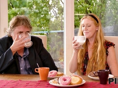 Beauté, Blonde, Éjaculation interne, Tchèque, Européenne, Rasée, Adolescente, Nénés