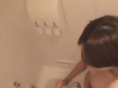 Good-looking flat chested Japanese Mina Manabe