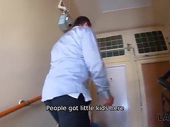 Law4k. when security officer catch a teenie whore they know how to punish her