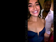 Grosse bite, Noire, Sucer une bite, Brunette brune, Double pénétration, Petite amie, Interracial, Plan cul à trois