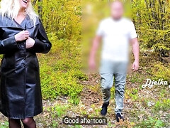 Dogging for Djelka Bianki in the Park with a Stranger - Amateur Porn