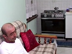 Russian cock fucks to satisfy her cum craving