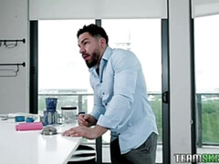 Cul, Noire, Éjaculer dans la bouche, Énorme, Interracial, Chatte, Adolescente, String