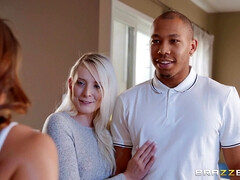 Zwart, Bruinharig, Man die toekijkt, Interraciaal