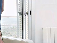 Anal, Femme couguar, Cocu, Tir de sperme, Européenne, Français, Lingerie, Pute