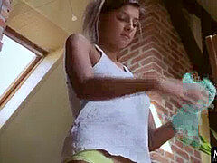 茶髪の, オナニー, オーガズム, ロシア人, ティーン