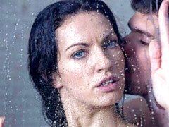 Анальный секс, Большой член, Минет, Брюнетки, Бритые, Душ, Влажная