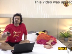 舐める尻, デカチン, デカパイ, バック, 家族, インド人, オマンコ, ラフ