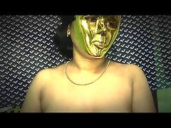 Amateur, Grosse, Énorme, Indienne, Masque, Masturbation, Monstre, Seins flasques