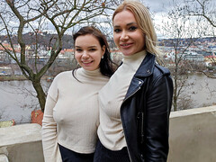 Two dirty chicks playing with sex toys while fucking in 4some