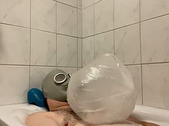 Amateur, Fétiche, Homosexuelle, Allemand, Gants, Latex, Masturbation, Solo