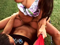 デカ尻, 茶髪の, ラティーナ, アウトドア, おもらし, 妻