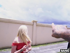 Amateur, Blonde, Sucer une bite, Bus, Tir de sperme, En levrette, Hard, Rasée