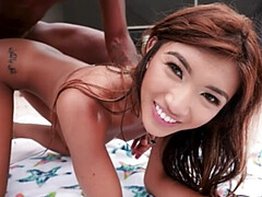 Aziatisch, Zwart, Chinees, Lul, Interraciaal, Koreaans, Tiener, Thais