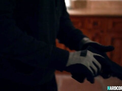 Slaapkamer, Grote mammen, Pijpbeurt, Bruinharig, Stel, Sperma shot, Lul, Pornster