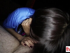 Amateur, Asiatique, Sucer une bite, Brunette brune, Seins naturels, Adolescente, Thaïlandaise, Nénés