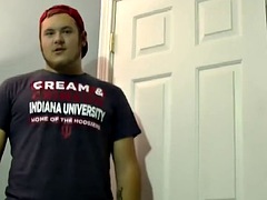 Old man Joe invites chubby amateur for a great blowjob