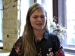 Enthousiasteling, Lieveling, Blond, Vingeren, Hardcore, Ondergoed, Masturbatie, Alleen