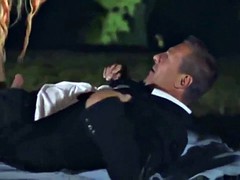 Sperma shot, Duits, Buiten