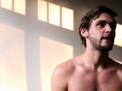 Blasen, Fetisch, Schwul, Masturbation, Muskel, Im freien, Realität, Spanner