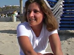 Playa, Alemán, Interracial, Al aire libre