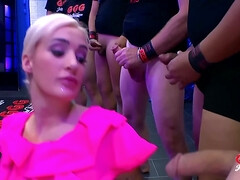 Love Swallowing In Bukkake Gangbang John Thompson