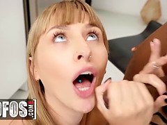 Angel Youngs gets her sexy skirt ripped and fucked hard by her BF and his BBC