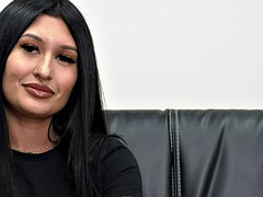 TeamSkeet - Beautiful Vikki Valentine ready to impress everyone in her first porn session
