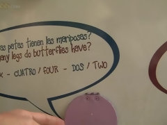 In den arsch, Braunhaarige, Absätze, Lecken, Lingerie, Masturbation, Piercing, Strümpfe