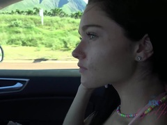 Strand, Braunhaarige, Aufs gesicht abspritzen, Freundin, Orgasmus, Pov, Titten, Spanner