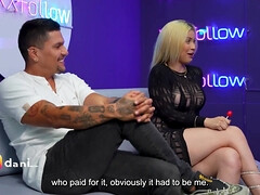 Giant Ass Bouncing On A Strangers Cock During The Podcast - Vane Medina