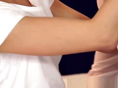 Enthousiasteling, Pijpbeurt, Schattig, Europees, Hd, Natuurlijk, Tiener, Tieten likken