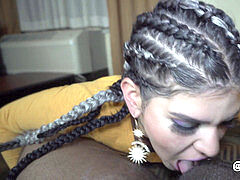 Grote lul, Sperma shot, Kokhalzen