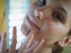 お尻, ビキニ, カワイイ, 天然, 乳首, パンティ, 一人, 濡れ