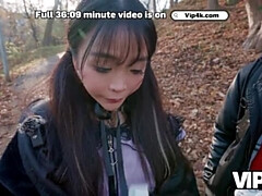 Kawaii Japanese Tourist Sakura Fucks Stranger in Public While BF Watches - HD 1080p