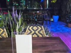 Sucer une bite, Faciale, Grosse, Fille latino, Pov, Public, Rousse roux, Mouillée